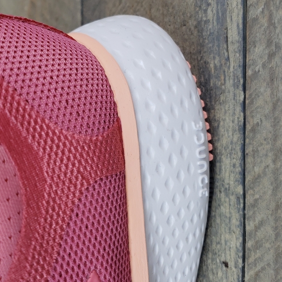 adidas Women's Edge Lux 4 Running Shoes Hazy Rose White - Picture 8 of 10